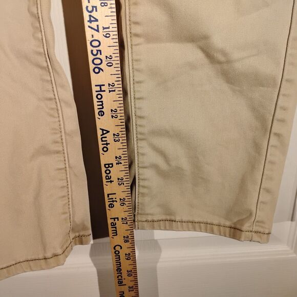 Levi's 513 jeans mens 30x30 beige khaki slim fit straight leg stretch Strauss - Picture 7 of 10